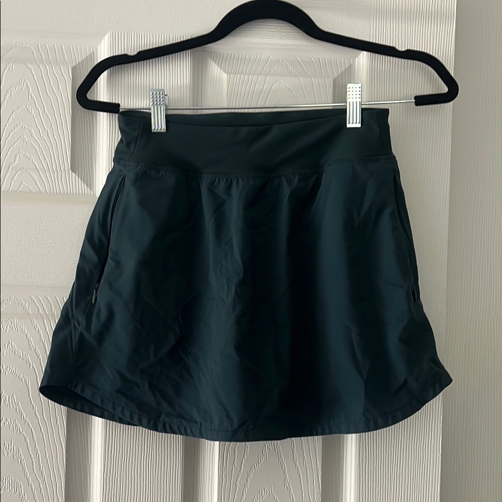 Dark Green Athletic Skirt